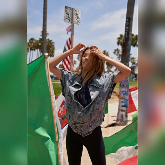 Vintage 80's Acid Wash Denim Jean Jacket - Picture 4 of 12